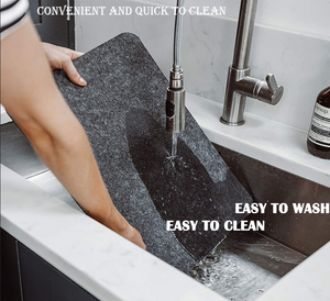 Hiện Đại Cảm Thấy Hình Chữ Nhật Placemat <span class=keywords><strong>3Mm</strong></span> Độ Dày Thân Thiện Với Môi Có Thể Giặt Tái Sử Dụng Không Độc Hại Bảng Trang Trí Nội Thất - Product Image 4