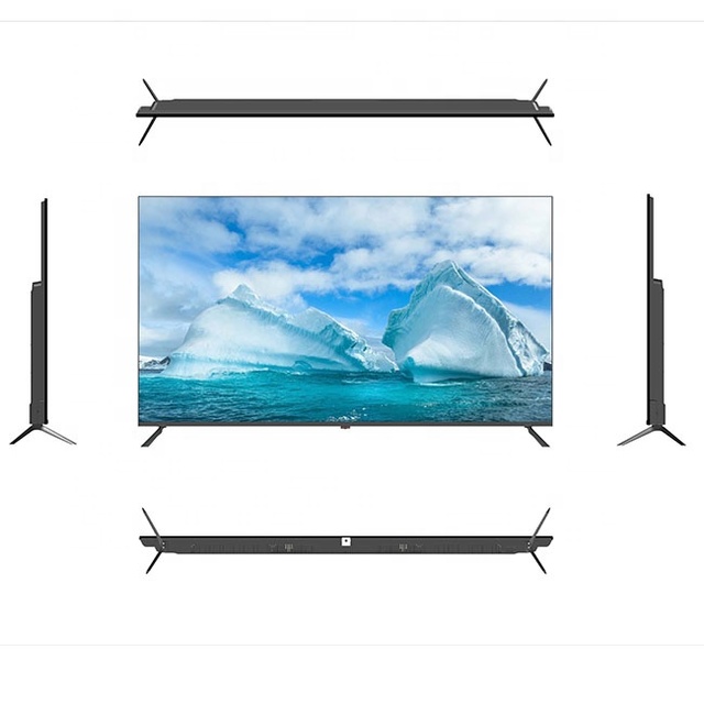 Mini LED TV 65 Inch Frameless UHD 4K T2S2 Television with Smart Android System Portable TV Factory Made New Model