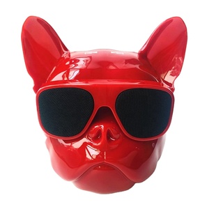 Haut-parleur portable sans fil Bulldog stéréo super basse, haut-parleur USB Aux extérieur, caisson de basses pour chien, prend en charge la carte TF - Product Image 1