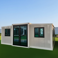 Maison préfabriquée modulaire temporaire de 20 pieds ou 40 pieds, en acier durable, portable et extensible, type conteneur, pour appartement, hôtel, hôpital
