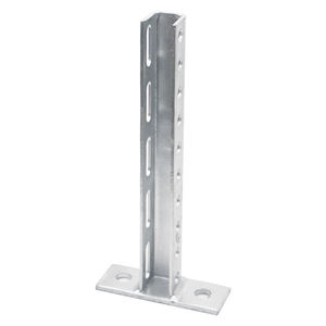Supports cantilever galvanisés à chaud de 350 mm de longueur, norme ASTM Q235, plaque murale soudée, profil en U - Product Image 2