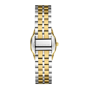 Montre à quartz pour femme en acier inoxydable poli de luxe avec boîtier octogonal pour les occasions formelles et décontractées - Product Image 5