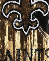 Новое поступление повседневное синее вечернее платье с блестками Dallas Saints Джерси с естественной талией - Product Image 5