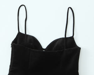 TAOP&ZA Nouveautés Automne 2025 pour Femme <span class=keywords><strong>Robe</strong></span> Courte Sexy à Fines Bretelles Ourlet Duveteux Tendance et Élégante 9236150 - Product Image 4