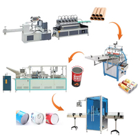 Ligne de production de boîtes en carton, machine à enrouler les tubes en papier haute vitesse, système de découpe multi-lames, certifiée CE 380V, usine certifiée