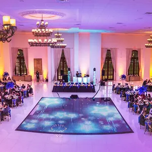 Aimant Led sans fil pour scène de mariage, Disco numérique, location de fête, piste de danse