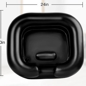 <b>Inflatable</b> Shampoo Basin For Elderly 19x23x7.9 Inch Double Layer PVC <b>Bathing</b> Aid - Product Image 2