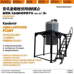 Usine de production d'engrais liquides Kandemir, machine industrielle de mélange à pales verticales de 5000L - Product Image 2