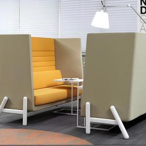 Highest Quality Modular <b>Upholstery</b> Fabric High Back Leisure Office Sofa Set for Apartment Use with Modern Design - Product Image 4