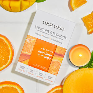 ชุด4 in 1พร้อมเทียนนวดน้ำมันนวดสปาเท้าแบบหรูหรามี4ขั้นตอนสำหรับแมนดารินและมะม่วง - Product Image 2