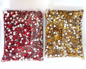 Yantuo Fabriek Groothandel Steentjes Niet Hotfix Bulk Flakback Glas Steentjes Voor Huisdecoratie, Nail Art - Product Image 3