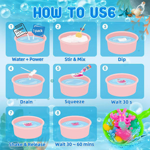 Kit Créatif DIY pour Elfes Aquatiques Magiques – Jouets Éducatifs en Plastique sur le Thème de la Vie Marine pour Enfants – Logo Personnalisable - Product Image 6