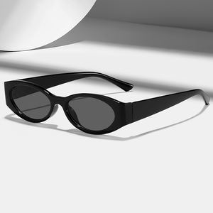 نظارات شمسية جديدة مثيرة برتقالية اللون للنساء باللون الأسود والبني للصيف نظارات شمسية فريدة مستقطبة ريترو صغيرة بيضاوية للعين القطة ظلال - Product Image 3