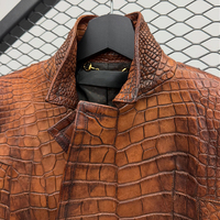Veste bomber en cuir sur mesure pour homme, imperméable, coupe-vent, style vintage, cuir embossé