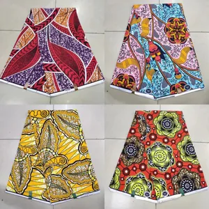 Pas cher prix Vente en gros polyester véritable vente à chaud polyester tissu ankara adresse tissu kente tissu africain - Product Image 1