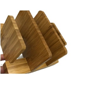 Bamboo Cutting Board <b>Rack</b> Square Kitchen Storage Shelf For <b>Dish</b> And Bowl Upright Draining <b>Rack</b> - Product Image 3