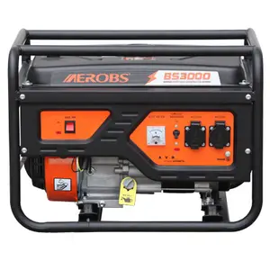 고품질 BS3000 212cc 2500W 2800W 2.5kw 2.8kVA 43kg 휴대용 휘발유 전력 가솔린 발전기