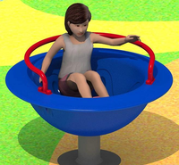 Chaise gyroscopique pivotante 360 pour enfants, chaise rotative sensorielle d'extérieur, chaise rotative antidérapante pour sports