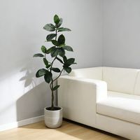 Nouveauté, arbre en caoutchouc artificiel de 180 cm réglable, décoration de salon, plantes en caoutchouc artificiel