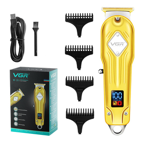Cortadora de Pelo Profesional VGR V-277 de Metal, Inalámbrica, para Hombre, Máquina para Cortar el Cabello, Recortadora de Barba, Afeitadora - Product Image 3