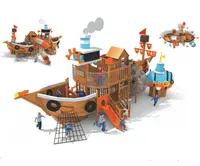 Çin fabrika doğrudan satış ahşap oyun alanı slayt parkı Playsets çocuk yetişkin için