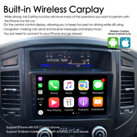 8GB + 128GB AI suara Radio mobil untuk Mitsubishi Pajero 2009 V88 V80 V90 2006-2014 CarPlay GPS navigasi Multimedia pemutar Video