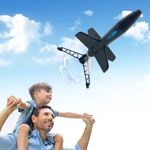 Electric Rocket Launcher for kids Motorized air rocket Toy Launch up to 200 ft with Safe Landing