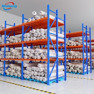 Nhiệm Vụ Nặng Nề Vải Cuộn Giá Cho Ngành Công Nghiệp Dệt May Thép Pallet Kệ Cho Kho Vải Cuộn Lưu Trữ Sản Xuất - Product Image 1