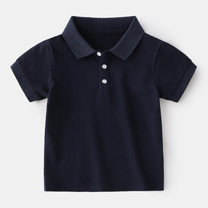 Fabrication de vêtements sur mesure <span class=keywords><strong>Polo</strong></span> 100% coton pour garçons <span class=keywords><strong>Polo</strong></span> avec style uni et logo imprimé <span class=keywords><strong>Polo</strong></span> pour enfants - Product Image 2