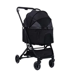 Air Buggy 3 In 1 Kat Carrier Opvouwbare Trolley Verkopen Hoge Kwaliteit Aangepaste Kleine Hond Kinderwagen Huisdier