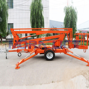 8M 12M 14M 16M 18M Cherry picker Trailer xe tải gắn Boom Lift Xe cẩu với giỏ - Product Image 5