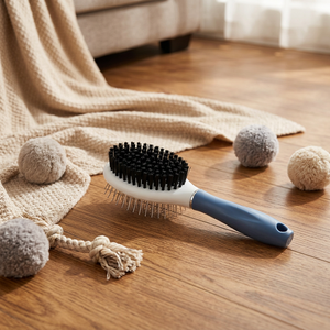 Brosse de toilettage double à picots pour animaux, démêlante et anti-chute, pour chiens et chats - Product Image 6