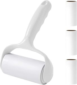 Adjustable 60 Sheets Pet Hair <b>Remover</b> Roller Detachable Extendable Plastic Furniture Carpet Lint Roller Sticky Long Handle Safe - Product Image 1
