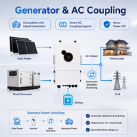 Sistema Solar Híbrido de 12kW con Certificación CEC para América del Norte, Bifásico 120V/240V con Almacenamiento de Batería LiFePO4 de 16kWh