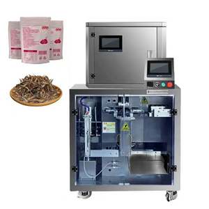 Machine d'emballage pour sachets préformés Doypack mini à fermeture éclair, pour céréales, cacahuètes, fruits secs, fèves de chocolat et granulés de snacks - Product Image 1