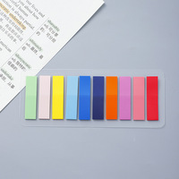 Notas Adhesivas de Alta Calidad, Resistentes al Agua, con Índice, 7.5x5.5cm, Colores Brillantes, Marca Shanqi, No Magnéticas
