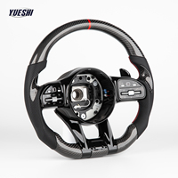 Volant sport en fibre de carbone pour Mercedes Benz Classe C, Classe E, Classe S, GLC, GLE, GLS, Plug and Play, personnalisé