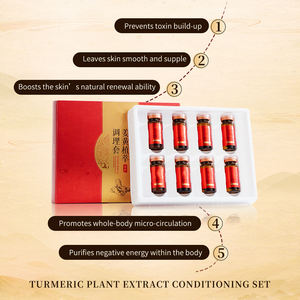 Turmeric Nourish Men Energy Body Spa Meridian Aceite de masaje <span class=keywords><strong>Sensual</strong></span> Breast Intimate Anti Celulitis Aceite de masaje para mujeres Juego de suero - Product Image 3