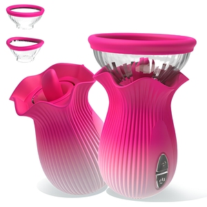 Masajeador Vibrador Impermeable con Control por Aplicación, Estimulador Clitoriano en Forma <span class=keywords><strong>de</strong></span> Florero, Juguetes Sexuales Perfectos <span class=keywords><strong>para</strong></span> Mujeres - Product Image 1