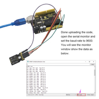 Modul Sensor Kualitas Udara/Suhu Karbon Dioksida Keyestudio CCS811 untuk Arduino untuk Microbit