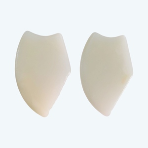 หยกขาวธรรมชาติ กัวซา นวดหน้าเพื่อความงาม ช่วยให้ผิวขาวกระจ่างใส รูปทรงหัวใจ หยกขาวธรรมชาติ กัวซา - Product Image 2