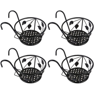 Support de plantes en métal léger polyvalent, étagère <span class=keywords><strong>pour</strong></span> plantes <span class=keywords><strong>pour</strong></span> balcon d'intérieur, support de fleurs, Type suspendu <span class=keywords><strong>orchidée</strong></span> verte suspendue - Product Image 5