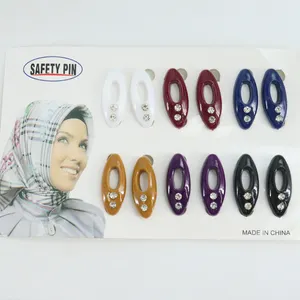 2022 새로운 safty 핀 이슬람 여성 hijab 사용 스카프 핀 마그네틱 핀 너무 패션 hijaib 액세서리