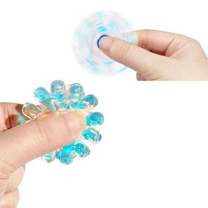 ZG Nguồn cung cấp Quà Tặng cứu trợ lo lắng Spinners giảm căng thẳng Đồ chơi chảy long lanh ngón tay <span class=keywords><strong>Fidget</strong></span> Spinners trong suốt - Product Image 1