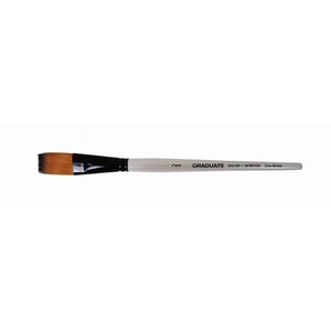 DALER ROWNEY - แปรงขนแบนยาวพิเศษ ด้ามสั้น แบบไล่ระดับ เบอร์ 3/4 - Product Image 1