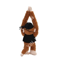 Peluche Gorille Personnalisée en Usine avec Longues Bras Suspendus, Jouet en Peluche Gorille de Dessin Animé, Jouets en Peluche Gorille avec Logo Imprimé, Peluche Gorille Douce