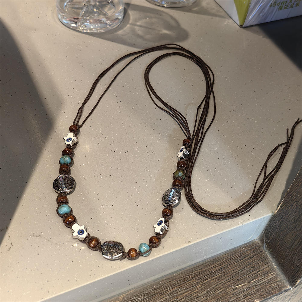 Silver disc snow boots chain