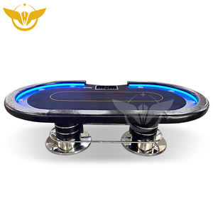YH Mesa de Póker Texas Hold'em de Lujo Personalizada Mesa de Juego Pokertisch - Product Image 3