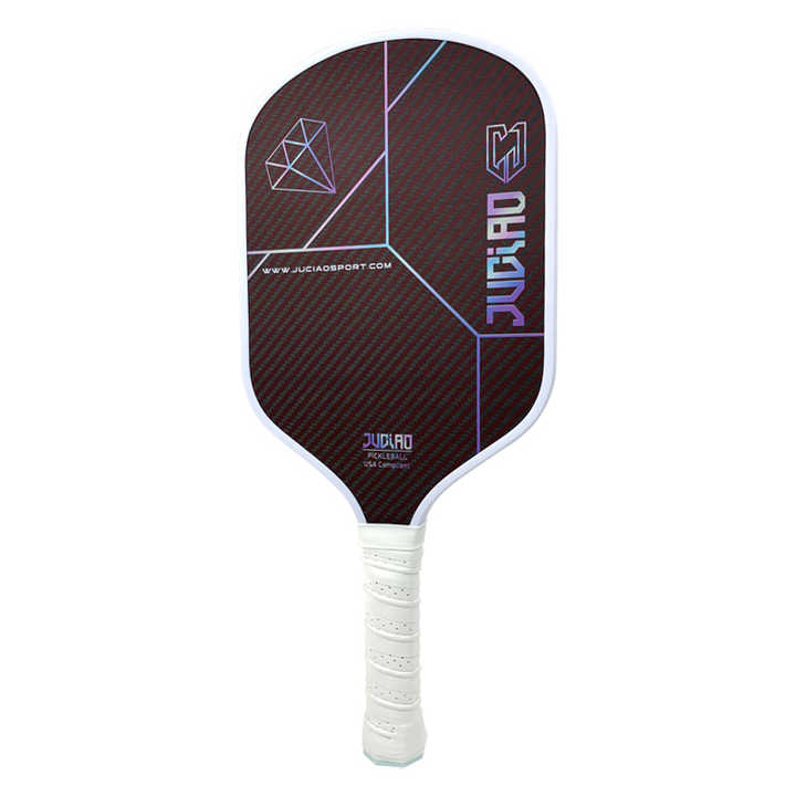 ピックルボール パドル JUCIAO 3KRaw Carbon Fiber 白 ピックルボール パドル JUCIAO 3KRaw Carbon Fiber 白