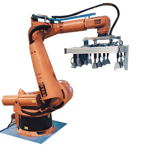 Nước tự động chai palletizer băng tải <span class=keywords><strong>Robot</strong></span> <span class=keywords><strong>palletizing</strong></span> cánh tay Gripper Kuka <span class=keywords><strong>Robot</strong></span> công nghiệp Dây chuyền đóng gói - Product Image 3